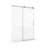 56" - 60" W X 76" H Single Sliding Shower Door, Frameless Bathroom Sliding Door With 1/4" (6Mm) Tempered Glass For Walk-In Shower-121957861