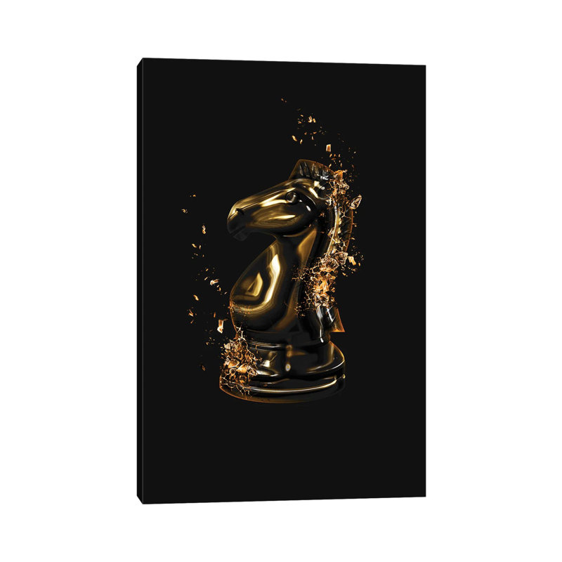 Broken Knight by Gab Fernando - Wrapped Canvas Print, 20.32 cm H x 30.48 cm W