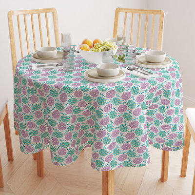 Flaviu Round Easter Cotton Twill Tablecloth