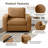 36.2" Wide Upholstered Swivel Accent Armchair-1014536233