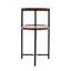 Petites tables basses Canapé moderne à 2 niveaux avec tablette de rangement et tables de bout en bois