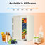 10L Portable Mini Fridge with Cool, Car Refrigerator with Cooler& Warmer, Countertop Mini Fridge with Handle-120343962