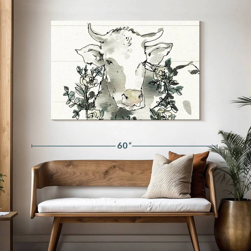 Modern Farmhouse XII, 32" H x 48" W