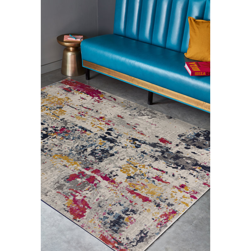 Glosco Abstract Area Rug, Rectangle 120 x 170cm