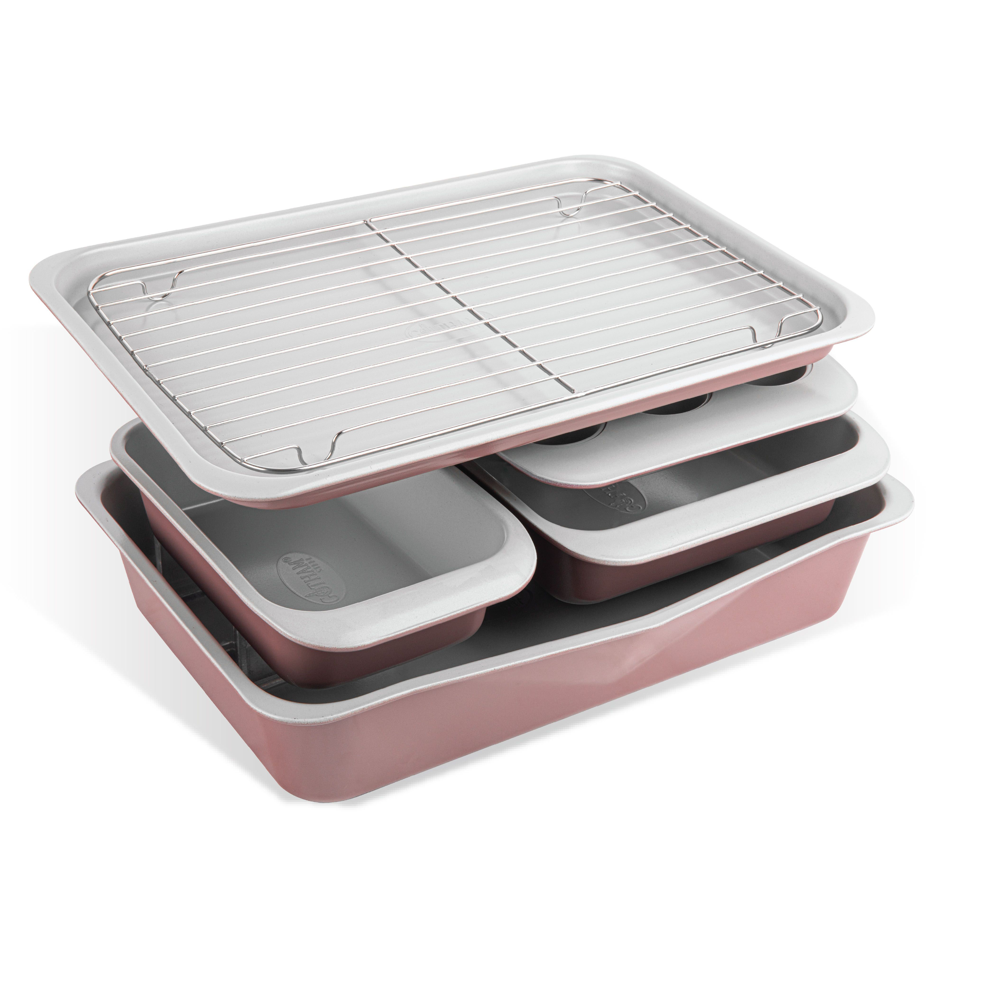 Gotham Steel 6 Piece Stackable Bakeware Set
