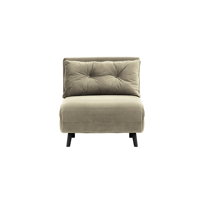 Donald Upholstered Accent Chair, Elephant, Black