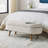 Ottoman Oval Storage Bench with Rubber Wood Legs-534509309