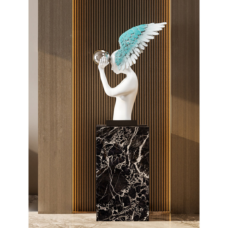 Ornement sculpture moderne Modern Art, Blanc