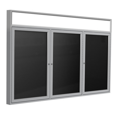 Panneau de lettres de cabinet fermé