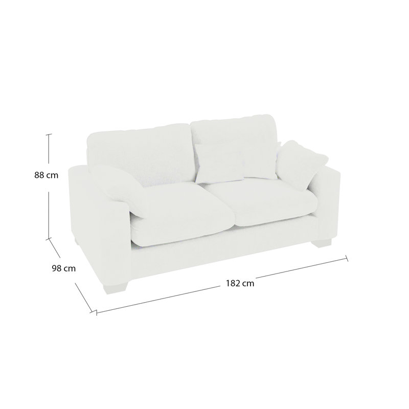 Missouri 2 Seater Sofa, Brown