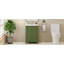 Petit meuble-lavabo de style vintage 24 po avec lavabo en céramique, 2 portes à fermeture douce, tablette réglable-669173174