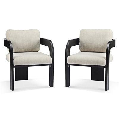 Upholstered Arm Chair  Dining Chairs (Set Of 2)