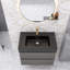 Ensemble de meuble-lavabo simple 30 po avec surface solide Lillyanah-583495539-583495538