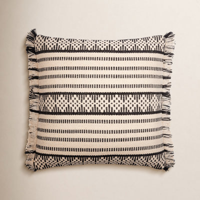 Joren Fringed Down Throw Pillow