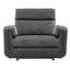 Fauteuil inclinable oscillant très large Bre avec accoudoirs ronds-1009058545