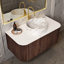 Meuble-lavabo flottant - comptoir en céramique blanche et comptoir en pierre (pré-assemblé, sans robinet)-301704984-301704987