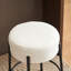 Tabouret de comptoir rembourré de 23,81 po avec structure en métal-100699097