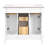 36'' Single Bathroom Vanity With Ceramic Top-981277569