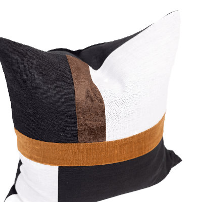 Coussin The Talle chocolat 55 x 55 cm