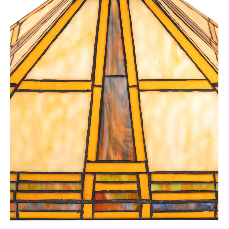 17" Square Prairie Straw Shade