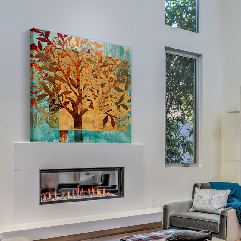 « serendipity tree ii » par louise montillio, reproduction d’art sur toile tendue, H 24 po x l 24 po x P 1,5 po