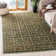 Bruce Hemp/Wool Geometric Rug in Grey