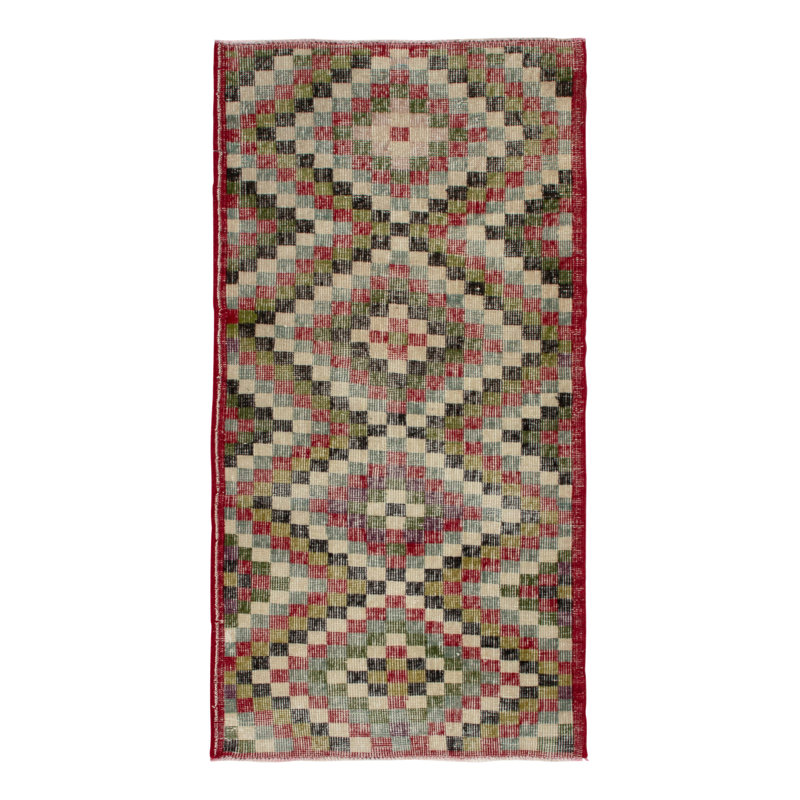 One-of-a-Kind Runner 2' X 5' Hand Knotted Area Rug