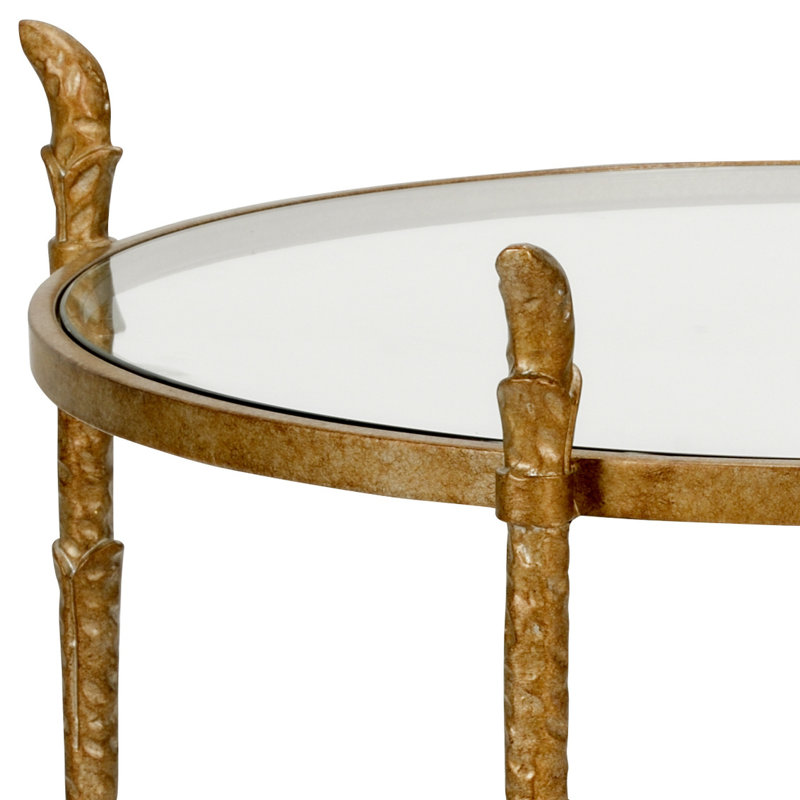 Carley Glass End Table
