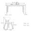 Simple sintered stone dining table set-105352924