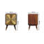 Avora Embossed 2 Drawer Chestnut Mykonos