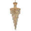 Lustre unique à niveaux 28 lumières avec accents de cristal Sterns-23083916-23083921