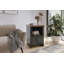 Classeur 1 tiroir 22 pouces, aucun assemblage requis, finition noire et whisky-121226214
