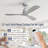 Nicola 52" 3-Blade Standard Ceiling Fan-50047339