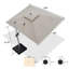 Parasol rectangulaire en porte-à-faux 9 pi x 12 pi Gardette-585595021-645168444
