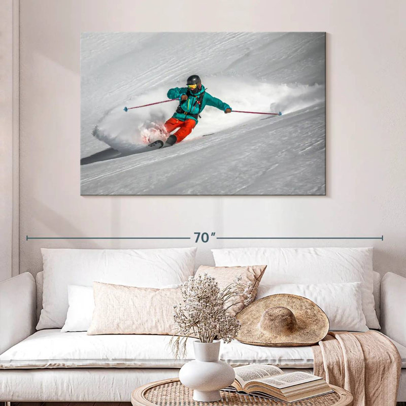Skieur de neige Sireci Gastein, H 32 po x l 48 po