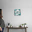 Art mural bleu sarcelle Magnolia II-304354952-384551214-384551211