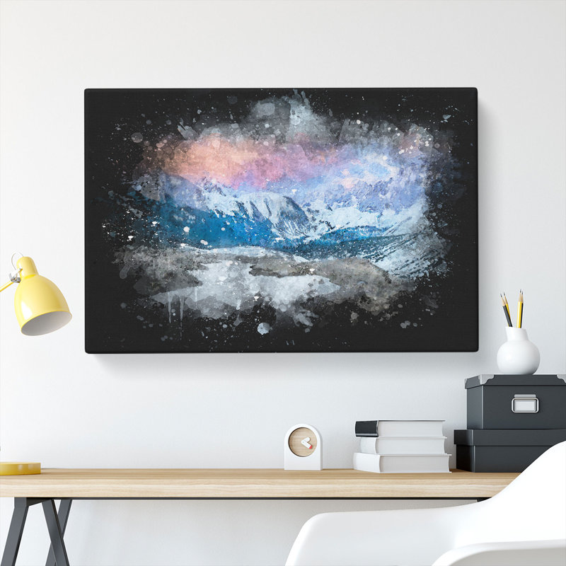 Towards The Mountain - Wrapped Canvas Print, 40cm H x 60cm W x 3cm D