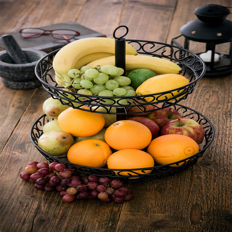 Rosalind Wheeler Eldie Metal Fruit Basket