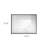 32" Silver Wood Framed Accent Mirror