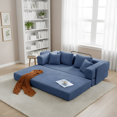 Boneless Folding Convertible Sleeper Sofa Bed No Assembly Floor Sofa