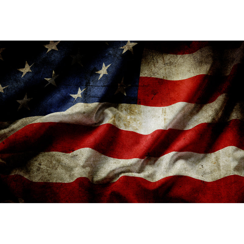 American Flag by STILLFX - Wrapped Canvas Print, 30cm H x 46cm W x 3.8cm D