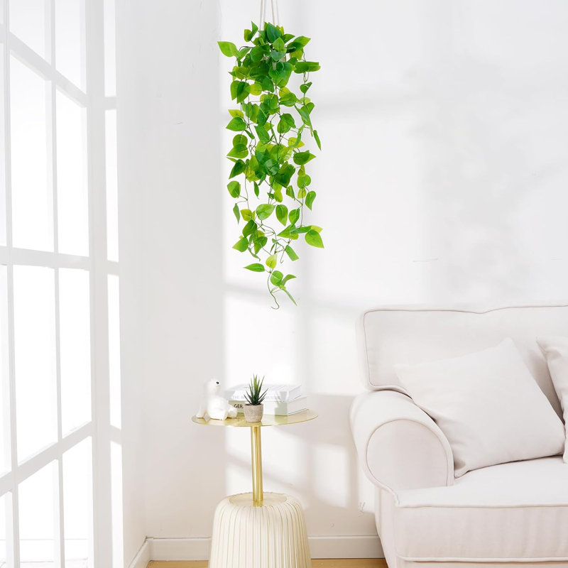 1Pcs Ensemble de plantes suspendues avec pot et support à plantes