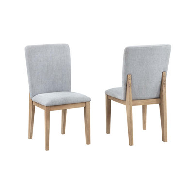 Cesare Set Of 2 Linen And 19"W Dining Chair
