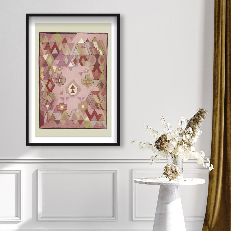 Tapestry Boehme II Framed Graphic Art, 37.5"H x 25.5"W, Black Shadowbox