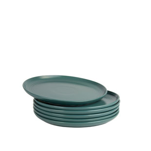 Ensemble de 6 assiettes à salade 8,25 "Double Line (Ensemble de 6)