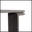 Console très large en placage de bois véritable de 66 pouces, design minimaliste pour entrée, couloir, salon et bureau personnel en noir-487865816