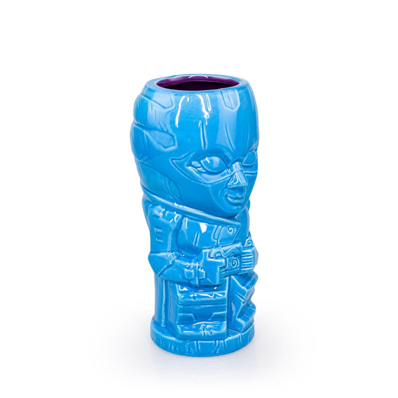 Tasse Geeki Tikis Mass Effect Peebee | Céramique artisanale | Peut contenir 14 onces