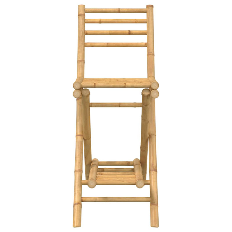  Tabouret d'extérieur en bambou naturel Taille de tabouret d'extérieur standard