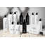 Bouteilles de shampooing et revitalisant modernes Modern | 32 oz liq. | Ensemble de 3 | Blanc