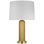 Ralph Lauren Langton 29" Table Lamp in Natural Brass with White Paper Shade